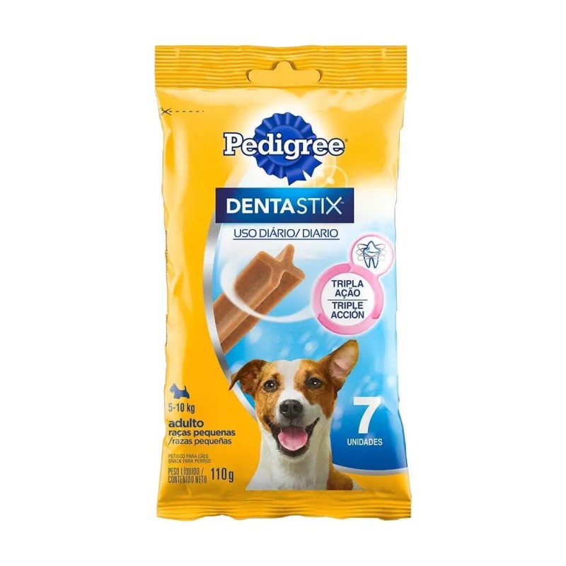PED DENTASTIX R PEQ 7 STICKS 110G CX/10