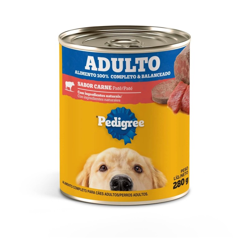 PEDIGREE ADULTO CARNE/PAT 280GR CX/24