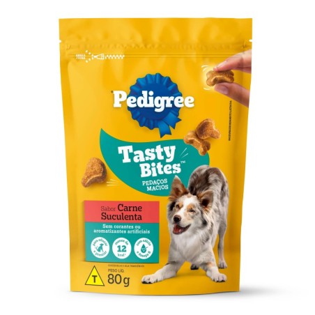 PEDIGREE TASTY BITES CARNE 80GR CX/34