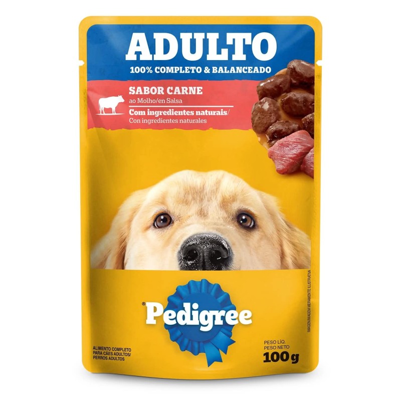 PEDIGREE SC ADULTO CARNE DP18/100GR CX/2