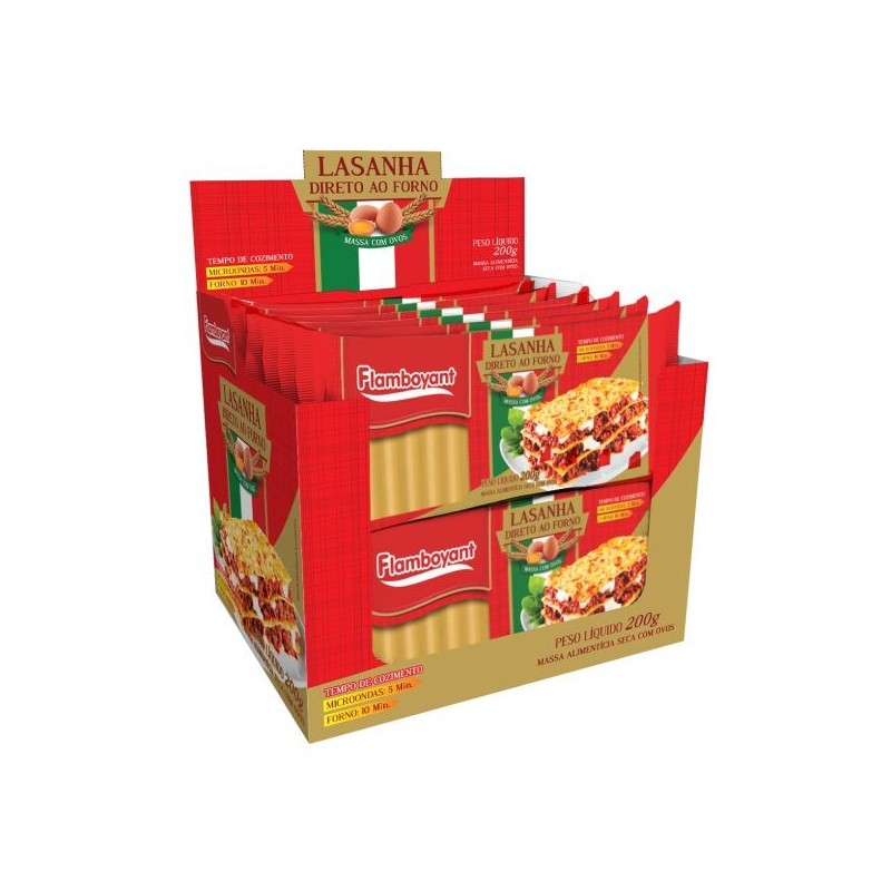 FLAMB MASSA LASANHA 200G DP12 X CX/4