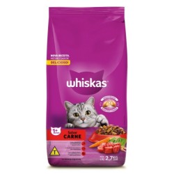 WHISKAS DRY AD CARNE 2,7KG FD/6