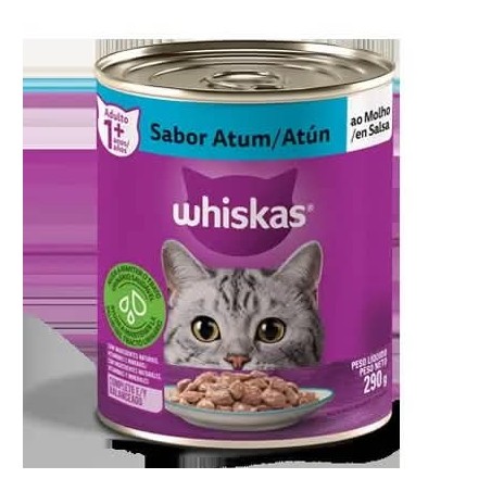 WHISKAS LATA ATUM 290GR CX/24