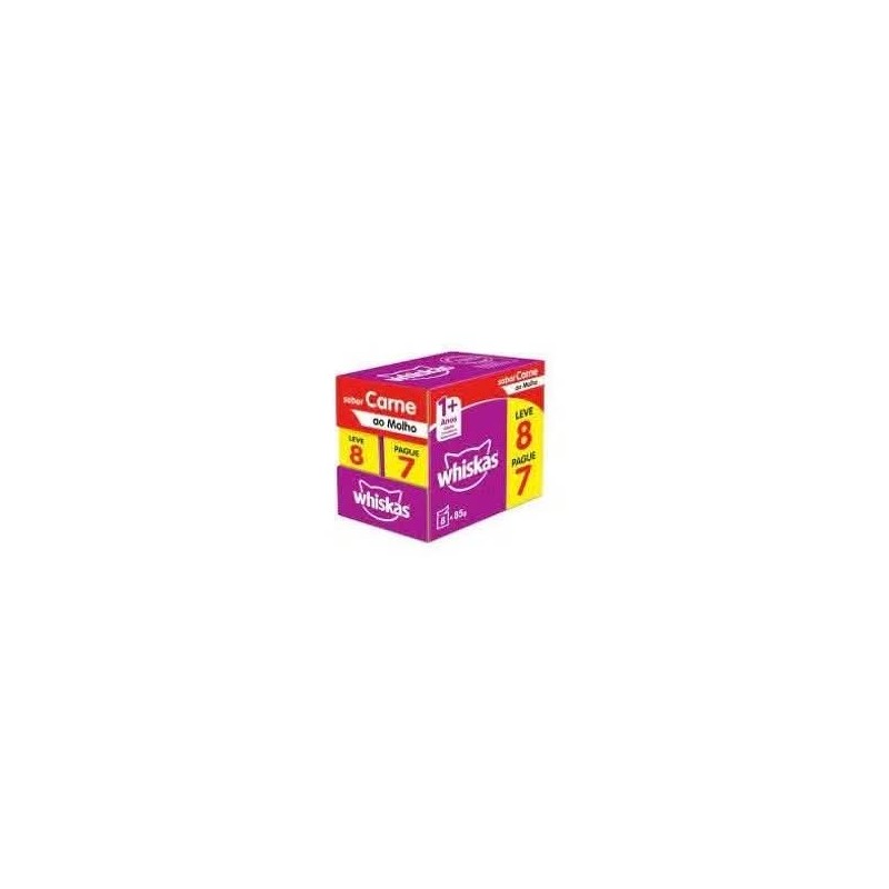 WHISKAS SC AD CARNE 85G L8P7 CX/4
