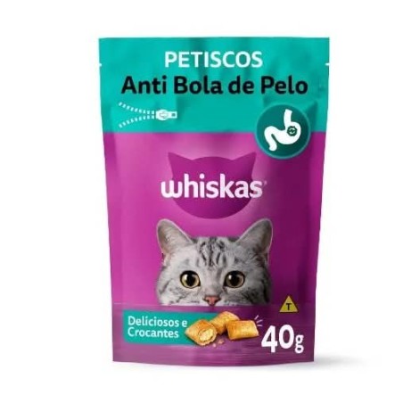 WHISKAS TEMPT. ANTI BOLAPELO 40GR CX/24