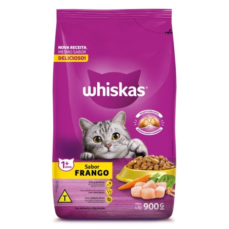 WHISKAS DRY AD FRANGO 900GR FD/10