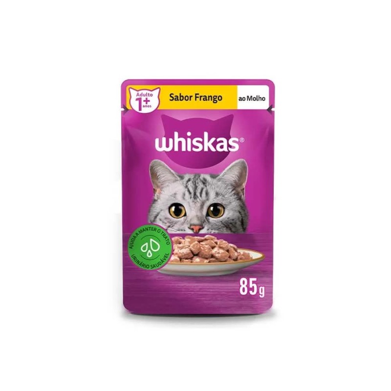 WHISKAS SCADUL FRANGO DP20X85GR CX/2