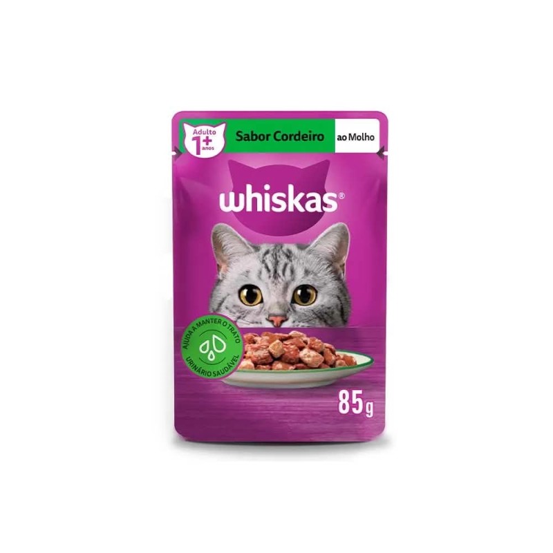 WHISKAS SC CORDEIRO DP 20X85GR CX/2