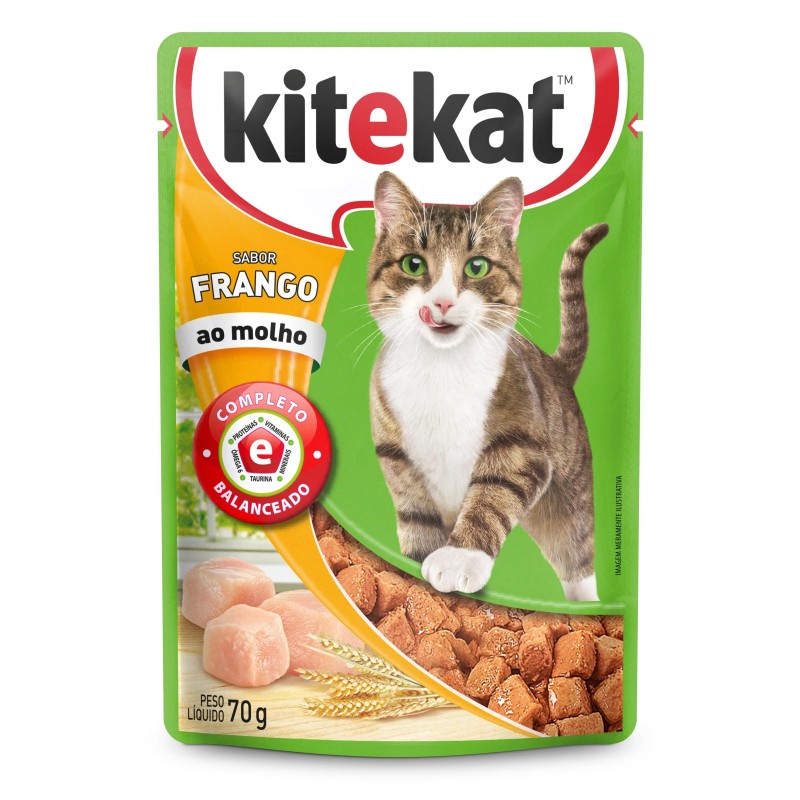 KITEKAT SC ADULTO FRANGO 2X24X70GR