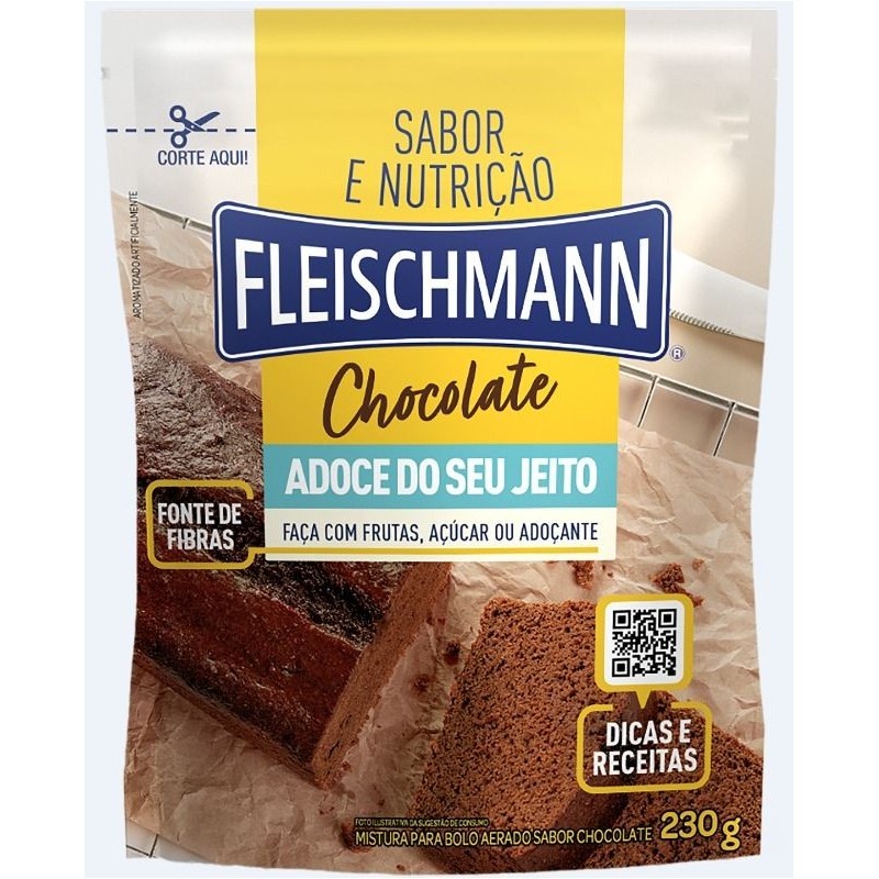 FLEIS M.BOLO ESC CHOC ADOCE 230GR CX/12