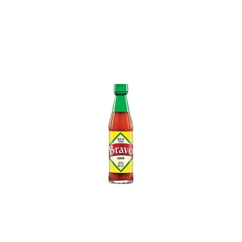 MOLHO PIMENTA BRAVO SUAVE 60ML CX/12