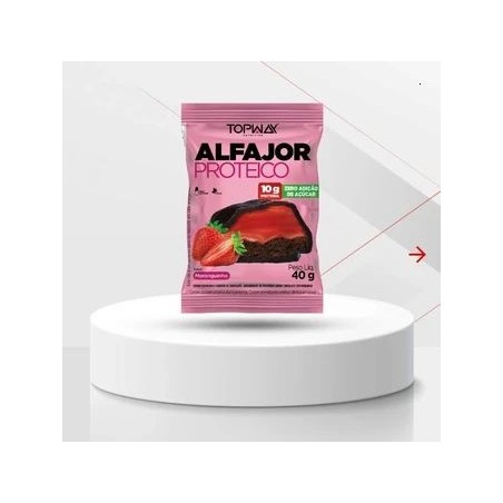 TOPWAY ALFAJOR MORANGUINHO 10X40G CX/40