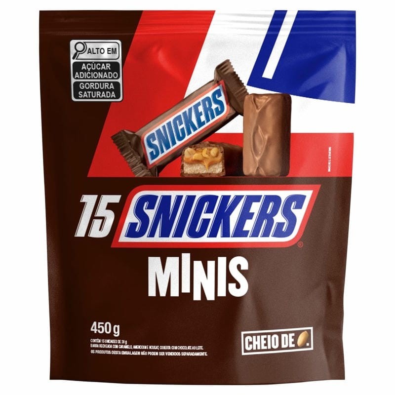SNICKERS MINI ORIGINAL  450GR CX/12