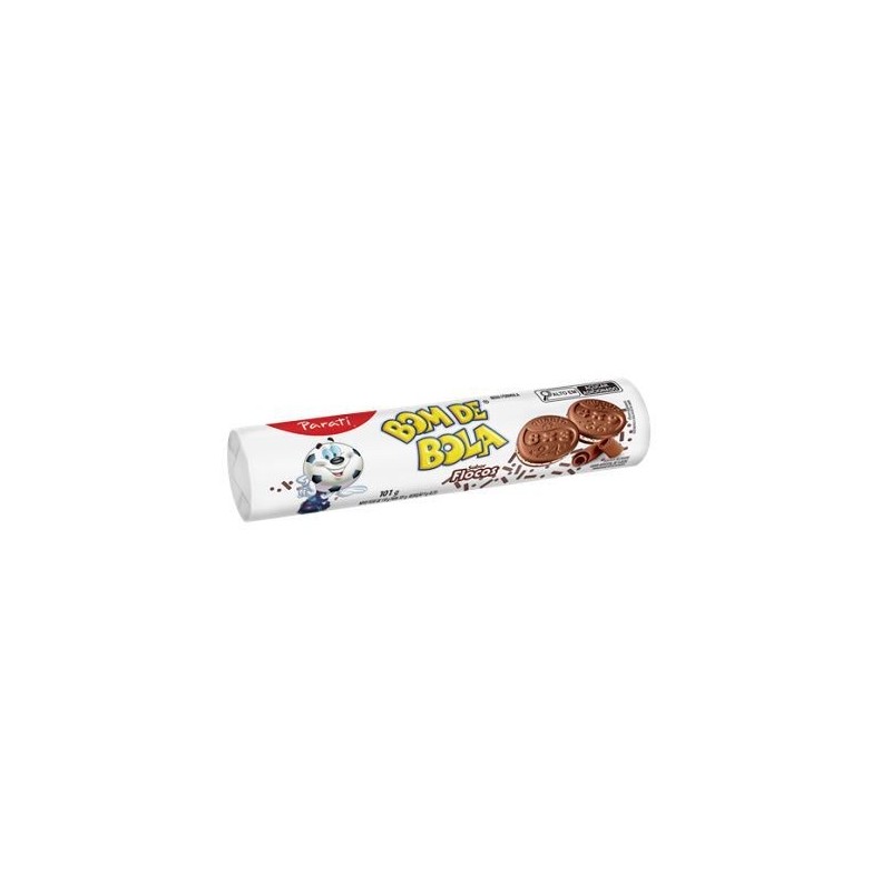 BISC.RECH.BOM BOLA FLOCOS 101G CX/30