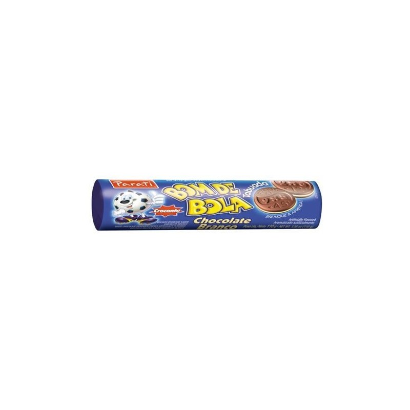 BISC.RECH.BOM BOLA CHOC.BCO 101G CX/30