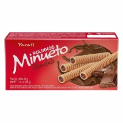 ROLINHO WAFER MINUETO CHOC 40G CX/24