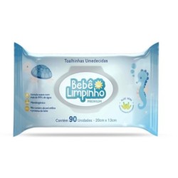 BEBE LIMPINHO TOALHA UME PREM C/90 CX/24