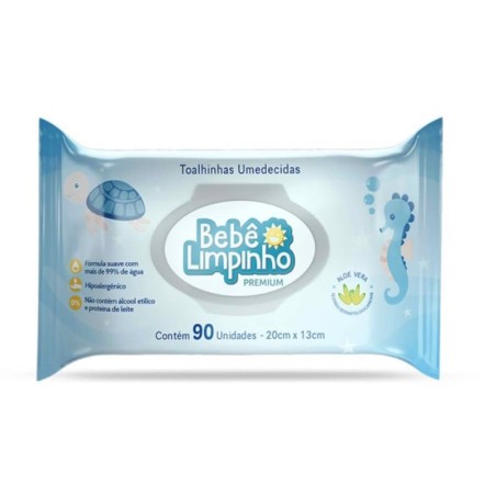 BEBE LIMPINHO TOALHA UME PREM C/90 CX/24