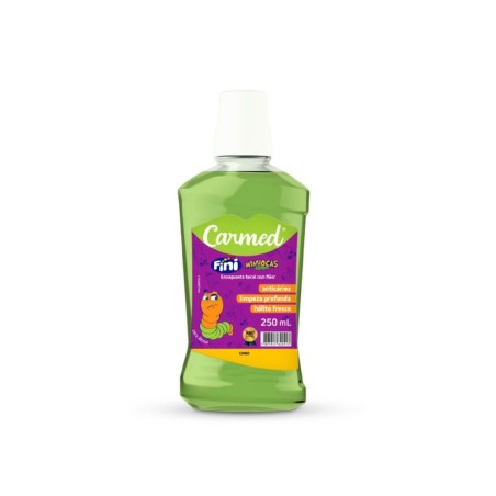 CARMED ENXAGUA BUCAL MINHOCA 250ML CX/12