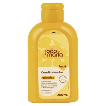 JOAO E MARIA COND  GLICERINA 200ML CX/12