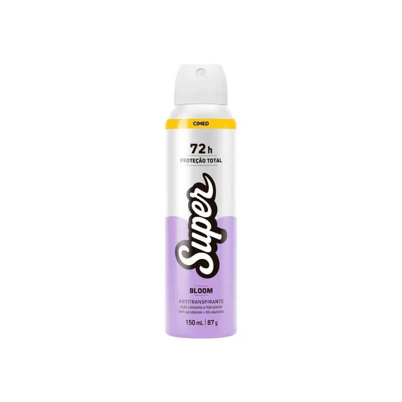 SUPER DESODORANTE BLOOM 150ML CX/12