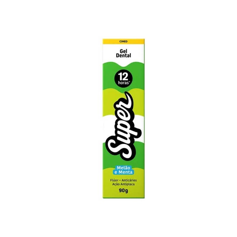 SUPER GEL DENTAL MELAO/MENTA 90G CX/72
