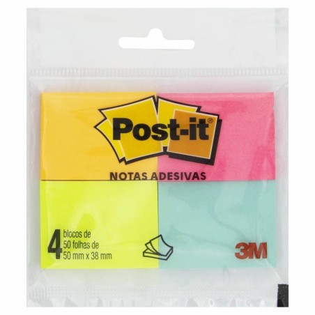 3M POST-IT COLORIDO 4X50F CX/12