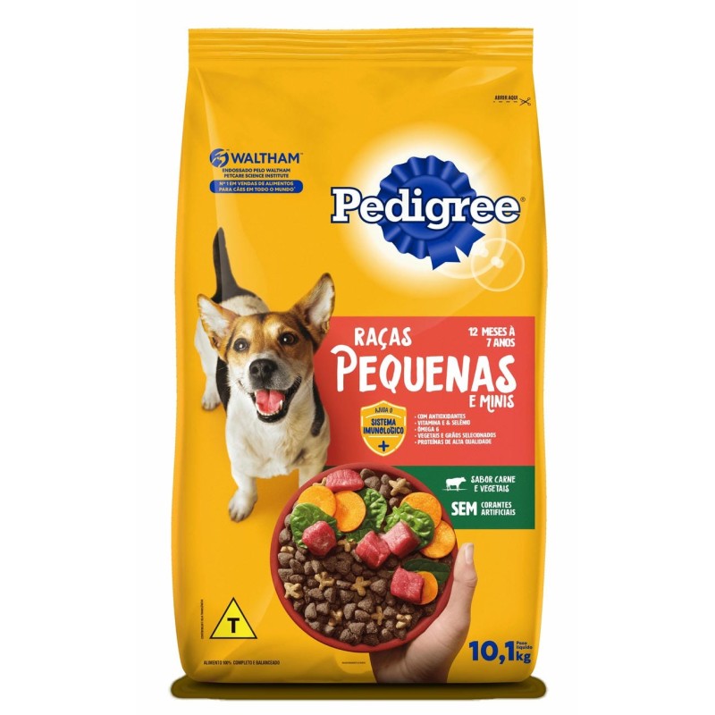 PEDIGREE RACA PEQ 10,1KG  LV10,1KG PG9KG