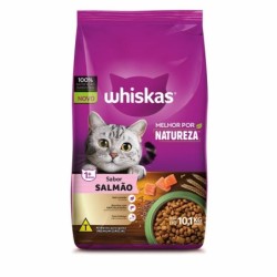 WHISKAS NATUREZA SALMAO 10,1KG