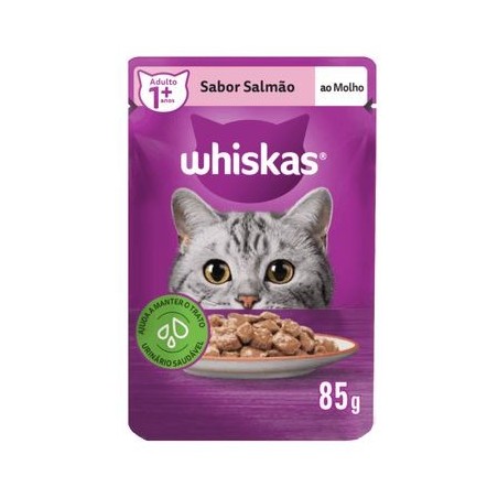 WHISKAS SC SALMAO DP 20X85GR CX/2