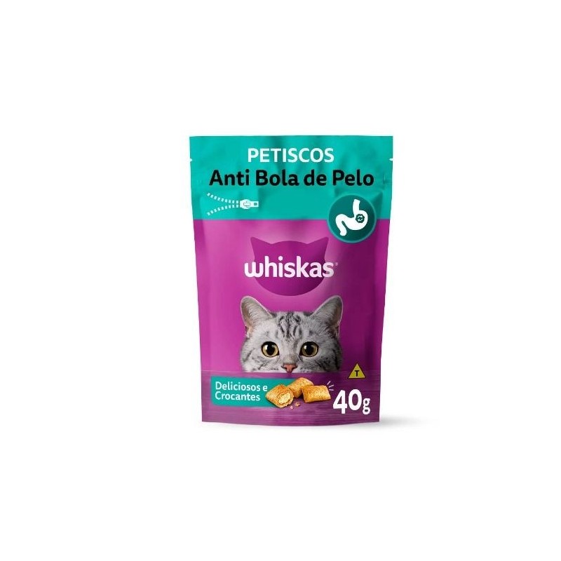WHISKAS TEMPT. ANTI BOLAPELO 40GR CX/24