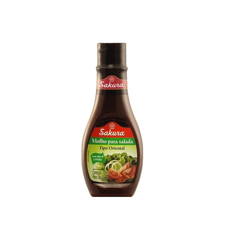MOLHO SAKURA SALADA ORIENTAL 180ML C/12