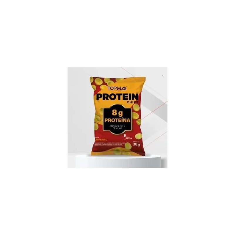 TOPWAY PROTEIN CHIPS CHURRASCO 30G CX/10