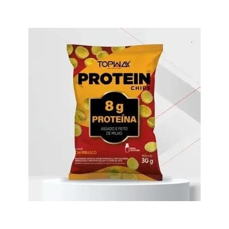 TOPWAY PROTEIN CHIPS CHURRASCO 30G CX/10