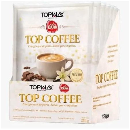 TOPWAY TOPCOFFEE CHOC/CAFE 10X10G CX/80