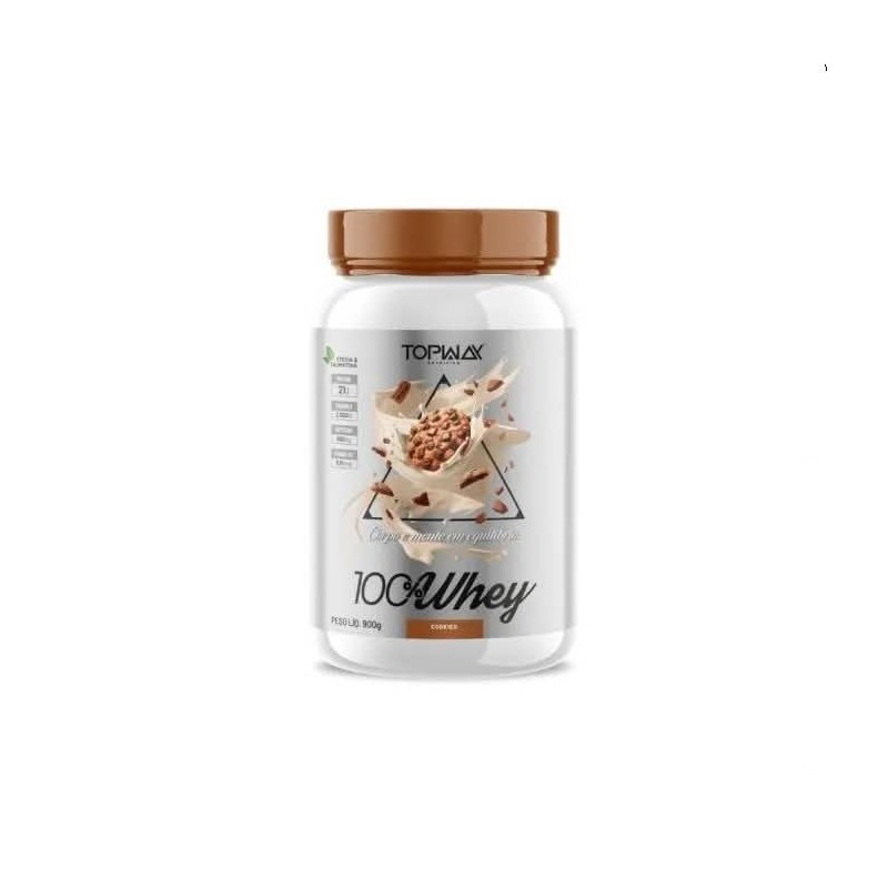 TOPWAY WHEY 100% COOKIES 900G CX/4