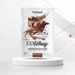 TOPWAY WHEY 100% CHOC/AVELA 10X35G CX/80