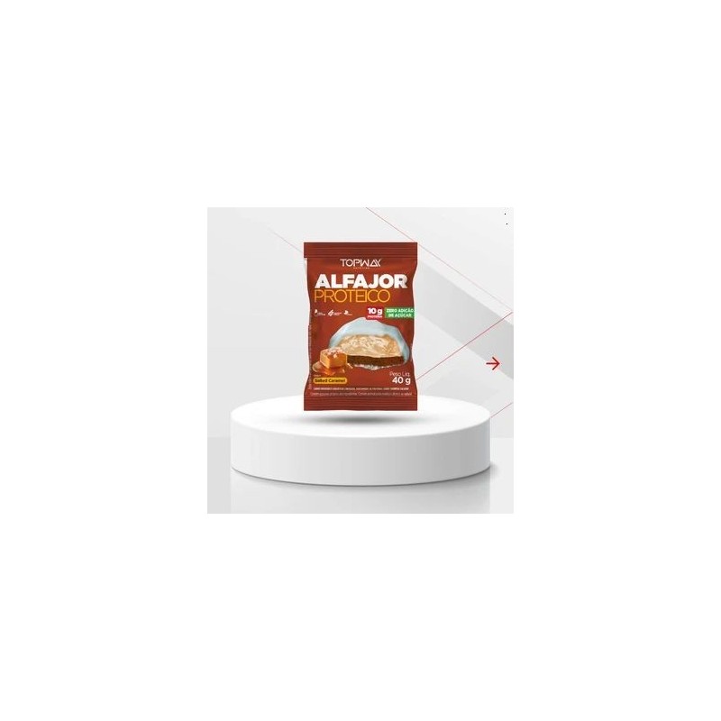 TOPWAY ALFAJOR SALTED CARAM 10X40G CX/40