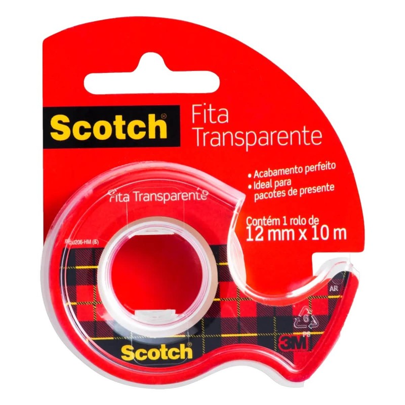 FITA TRANSP 12MMX10MM CX/24