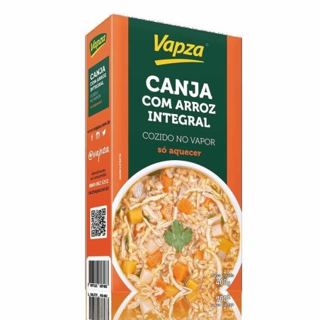 VAPZA CANJA C ARROZ INTEGRAL 400G CX/12
