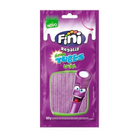 FINI REGALIZ TUBES UVA CITRIC 80GR CX/12