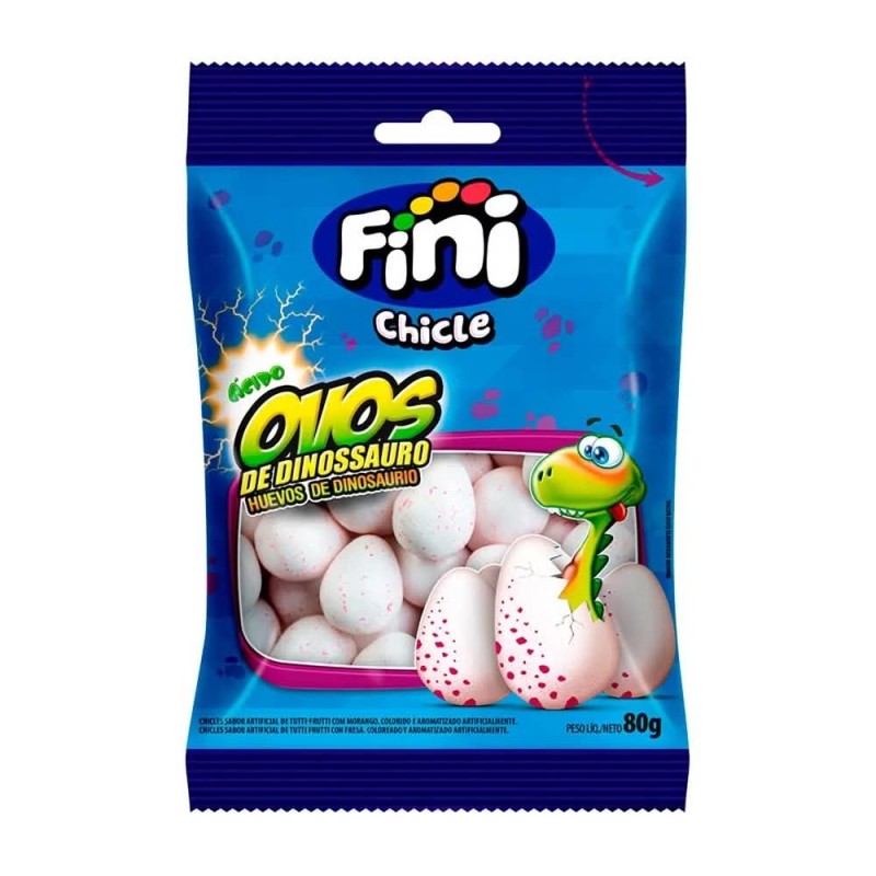 FINI CHICLE OVO DE DINOSSAURO 80GR CX/12