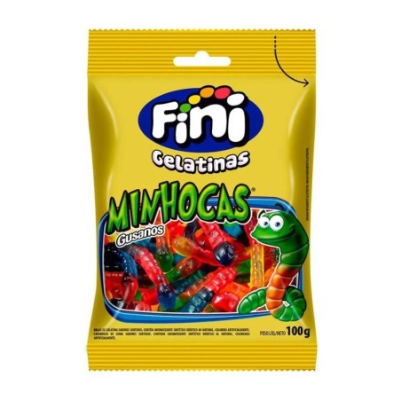 FINI BALA GELAT MINHOCAS BRI 80GR CX/12