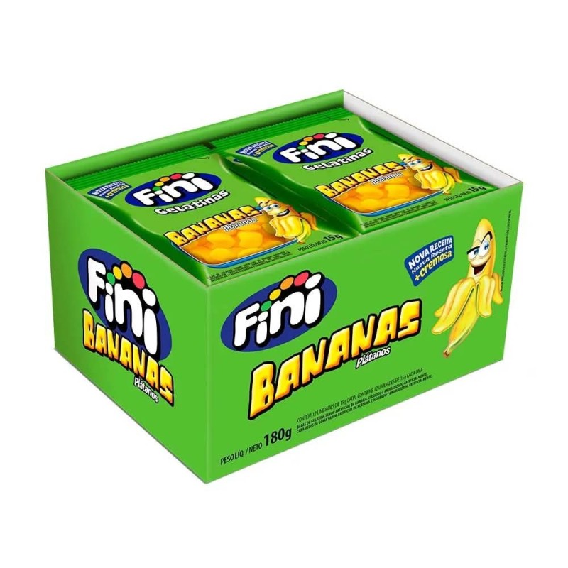 FINI GELATINA BANANAS DP 12X15G CX/24
