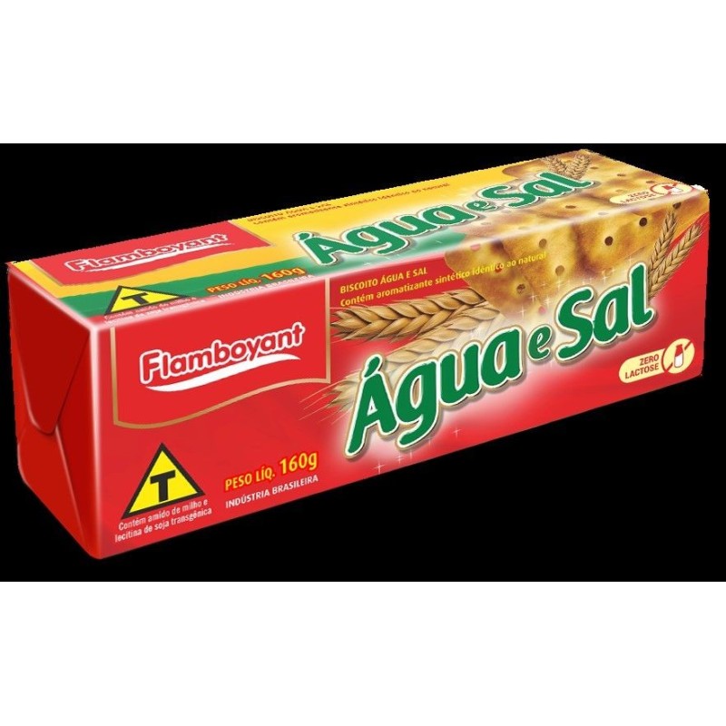 FLAMB BISC AGUA E SAL 160GRS CX/30