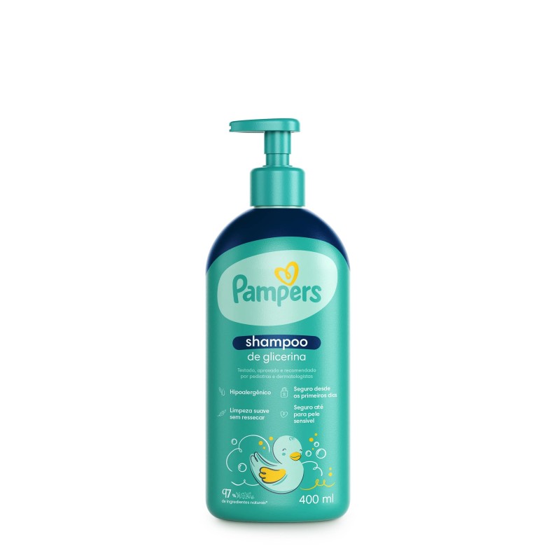 PAMPERS SHAMP GLIC 400ML CX/6