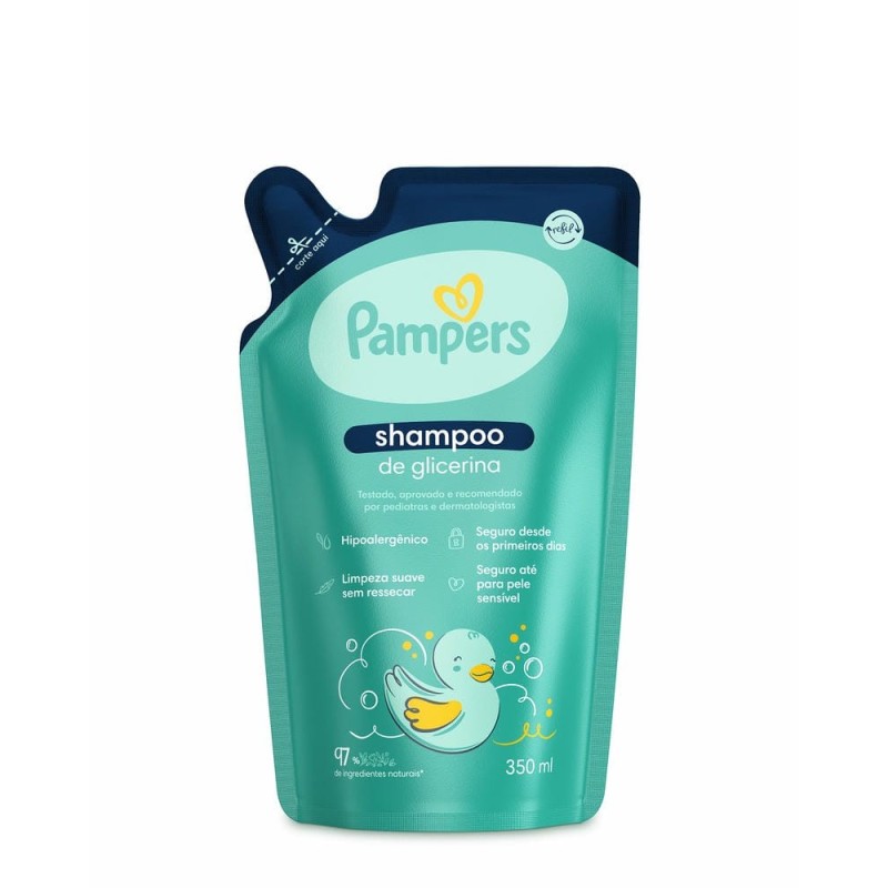 PAMPERS REF SHAMP GLIC 350ML CX/6