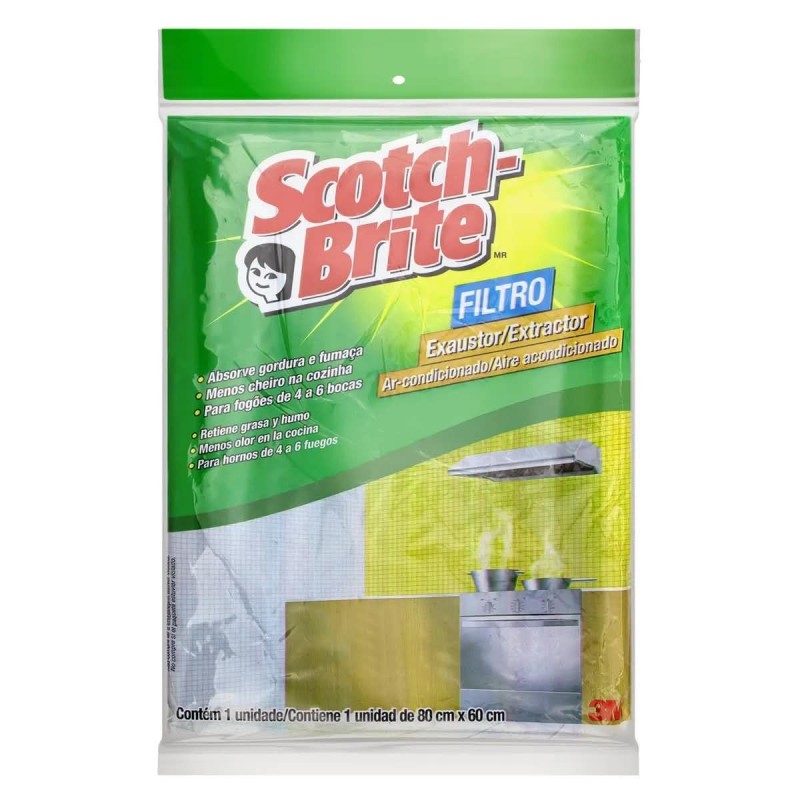 SCOTCH-BRITE FILTRO P/ COIFAS CX/24