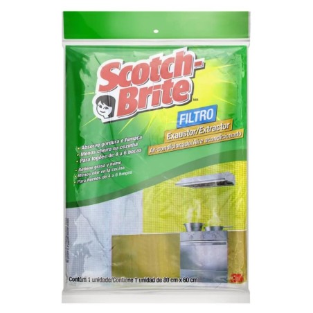SCOTCH-BRITE FILTRO P/ COIFAS CX/24