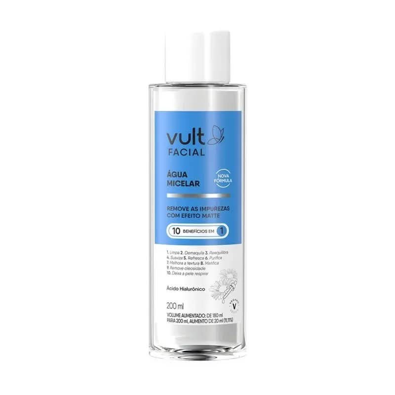 VULT AGUA MICELAR FACIAL 200ML CX/6